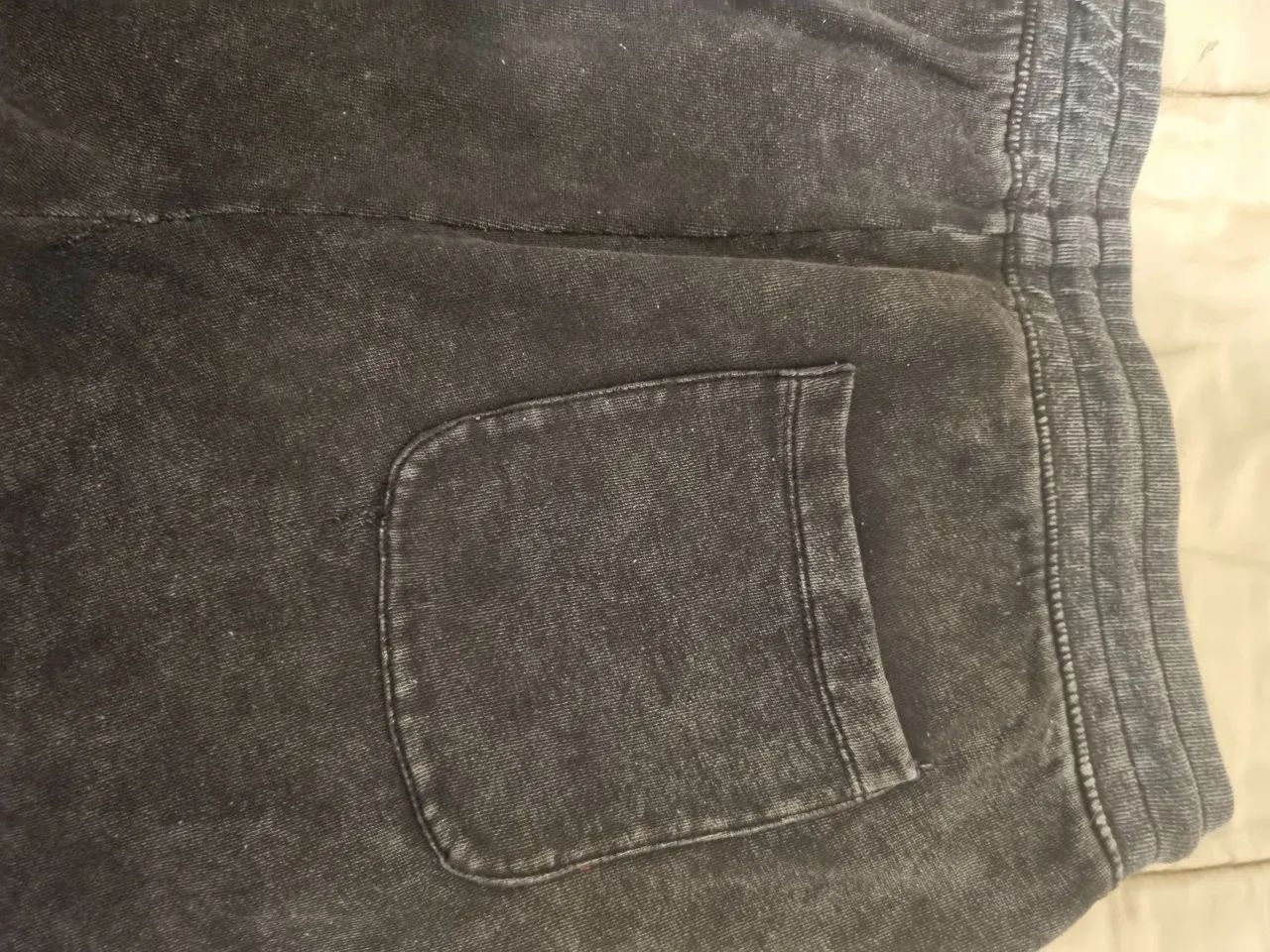 Calça de Moletom Cinza Despojada - Foto 5