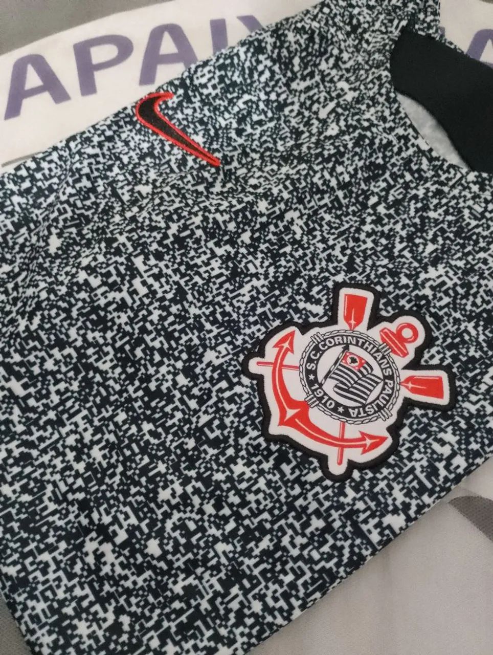 Camisa P Nike Corinthians Pré-Jogo 2024 Academy Pro Masculina - Foto 6