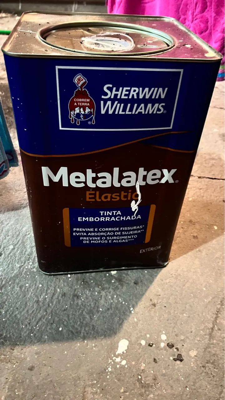 Tinta Metalatex Elastic Sherwin Williams (cinza urbano)