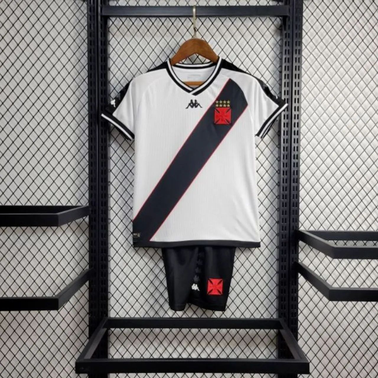 Conjunto infantil vasco da gama 9 anos qualidade thailandesa 1.1 
