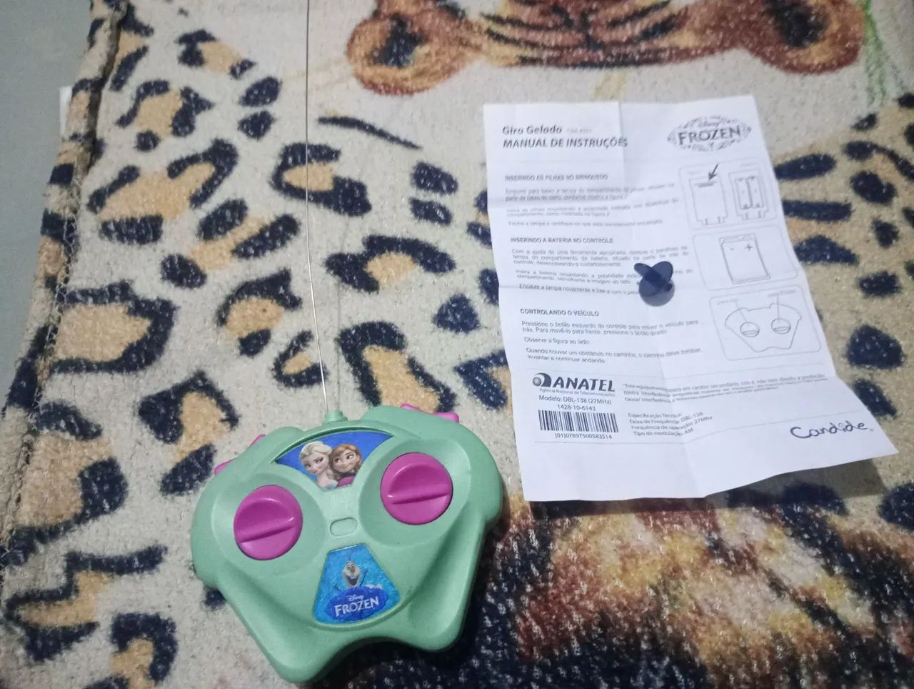 Brinquedo controle carro Disney Frozen Candide  - Foto 5