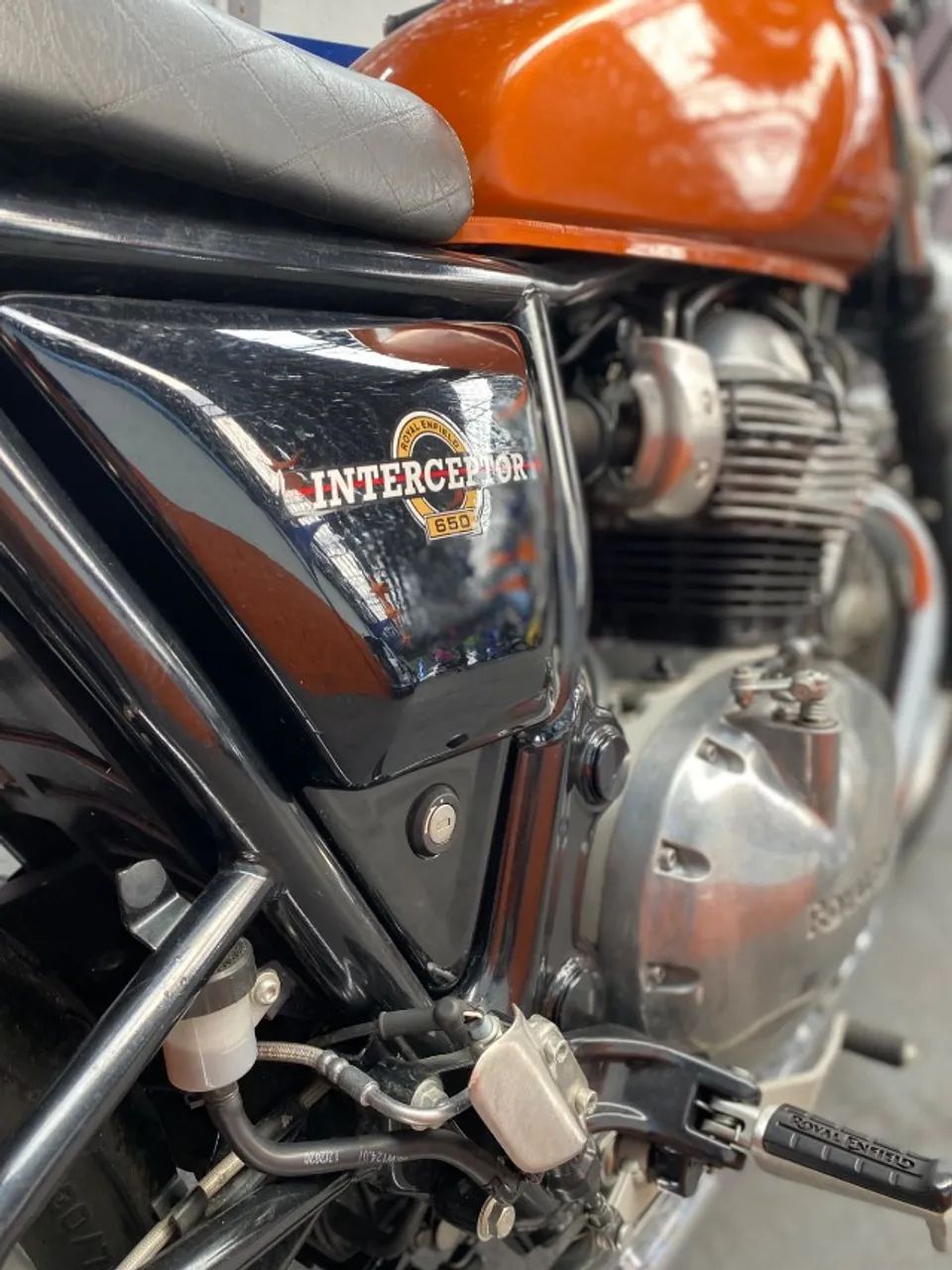 Royal Enfield Interceptor 650cc! Revisado Com Garantia! Excelentissimo estado e baixissimo - Foto 5