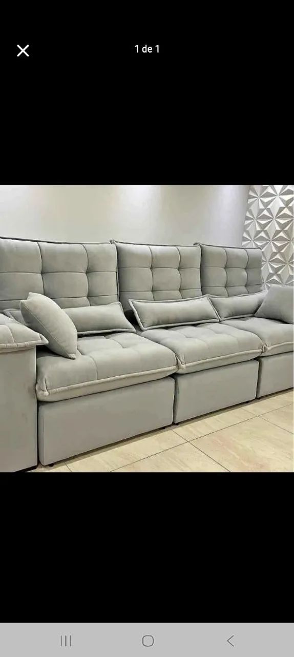 Sofá retrátil e reclinável gigante  - Foto 4