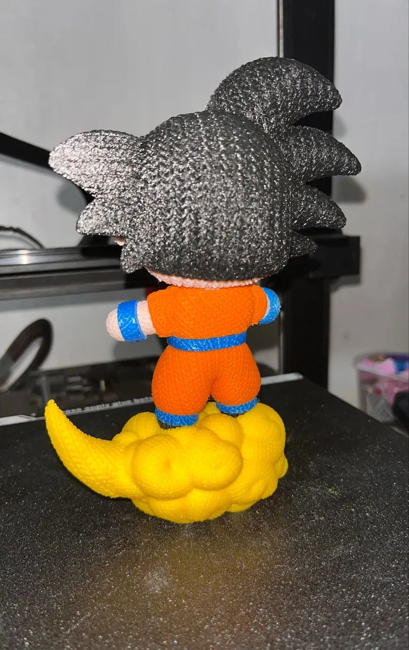 Goku em 3d versão crochê - Foto 3