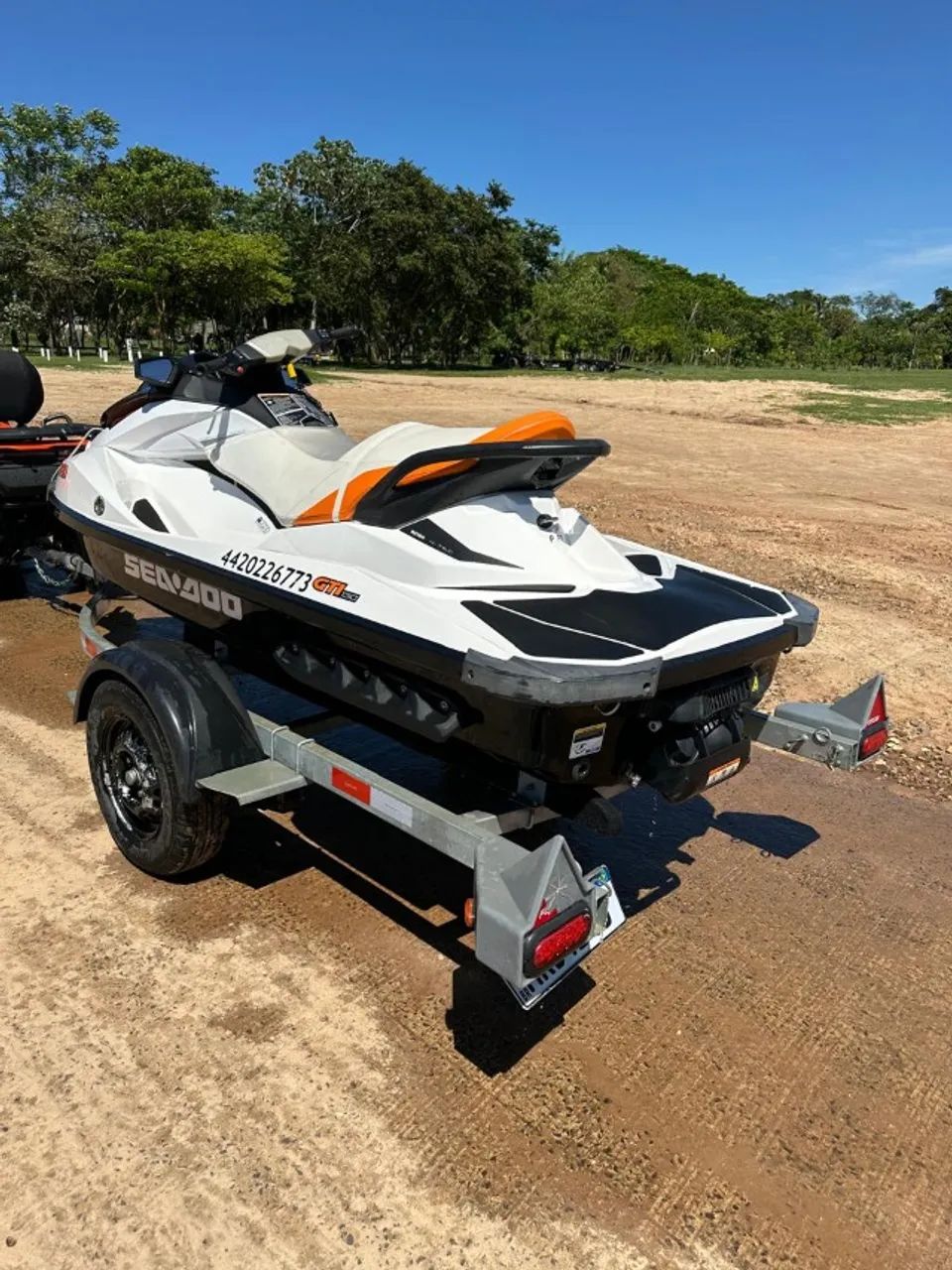 Jet Ski BRP Sea-Doo GTI 130 - Ano 2012 (Branco e Laranja) 41 Horas - Foto 6