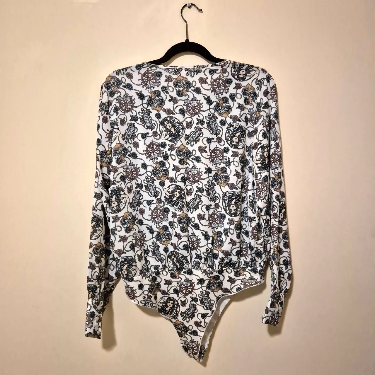 Body estampado em crepe G - Foto 2