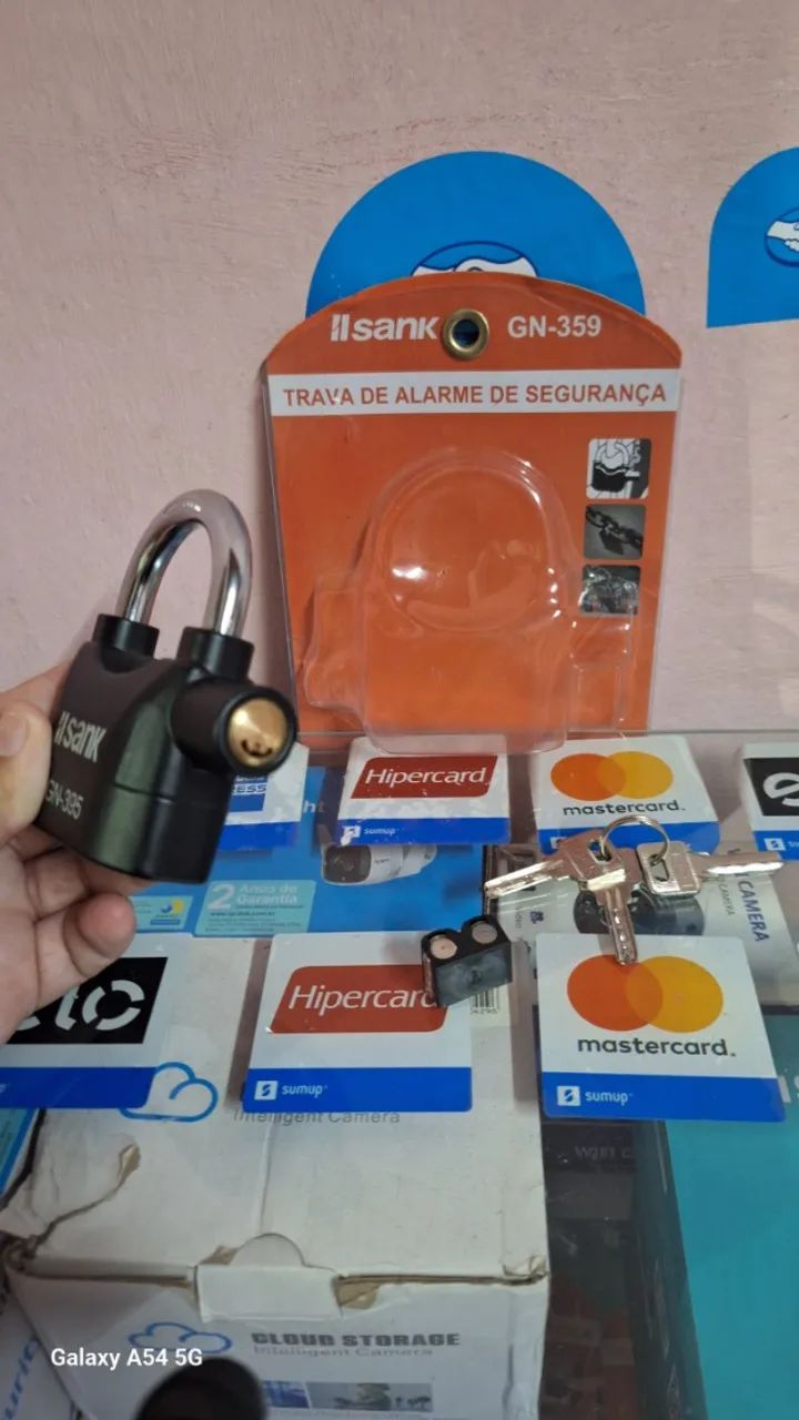 Cadeado Anti-Furto com Alarme Sonoro - Foto 3