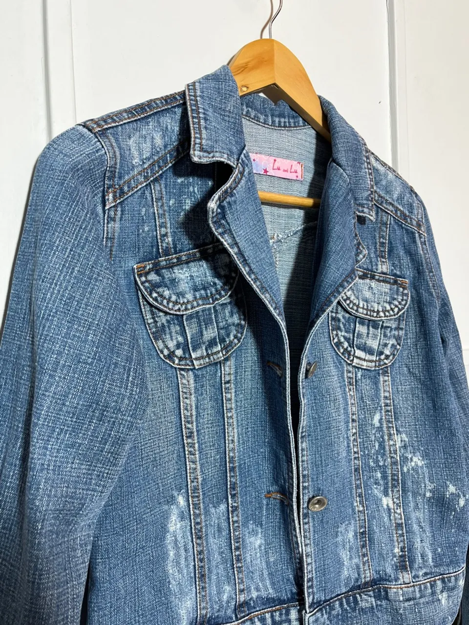 Jaqueta Jeans Azul Feminina