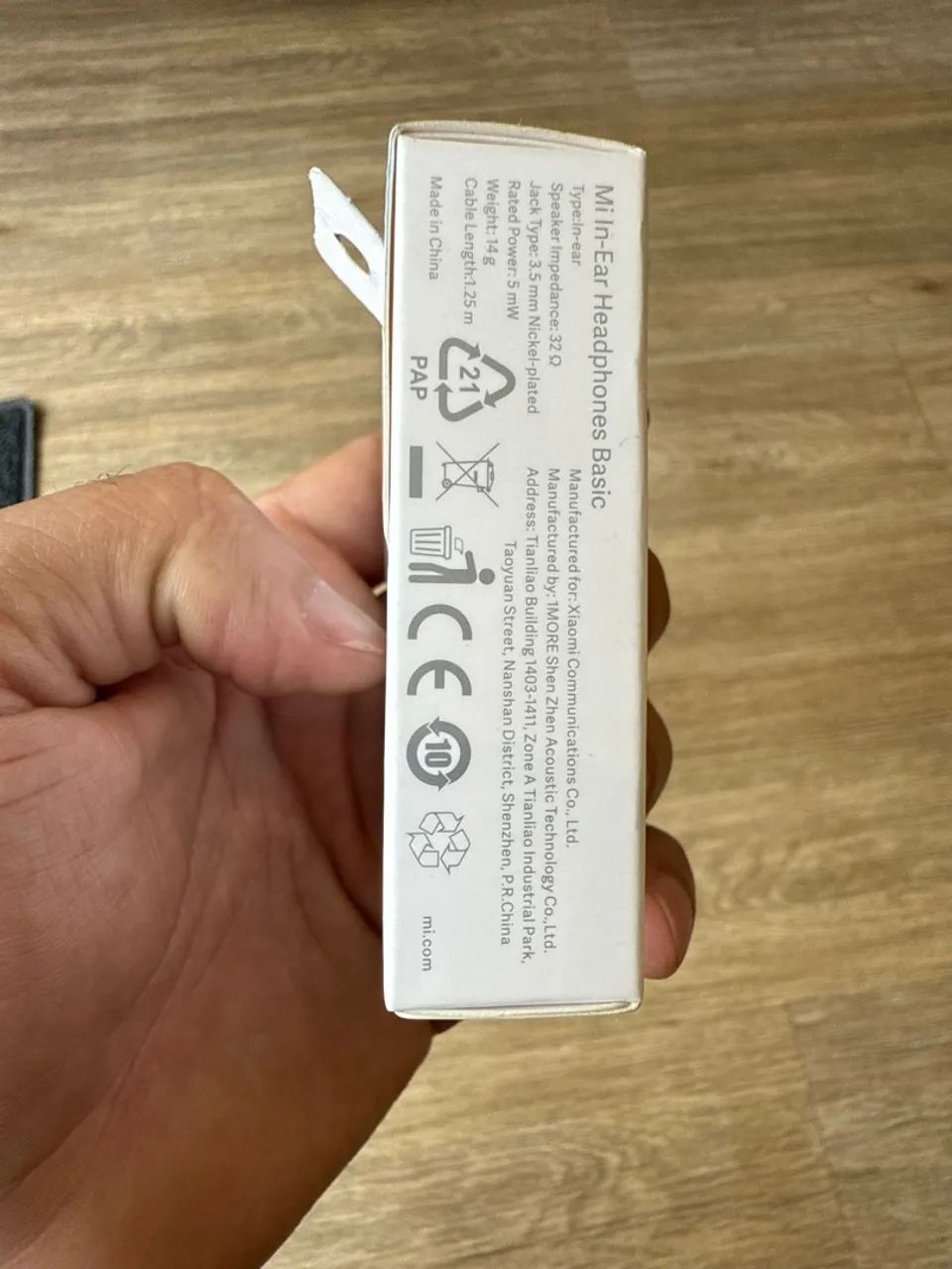 Fone de ouvido Xiaomi Mi In-Ear Headphones Basic - Foto 3