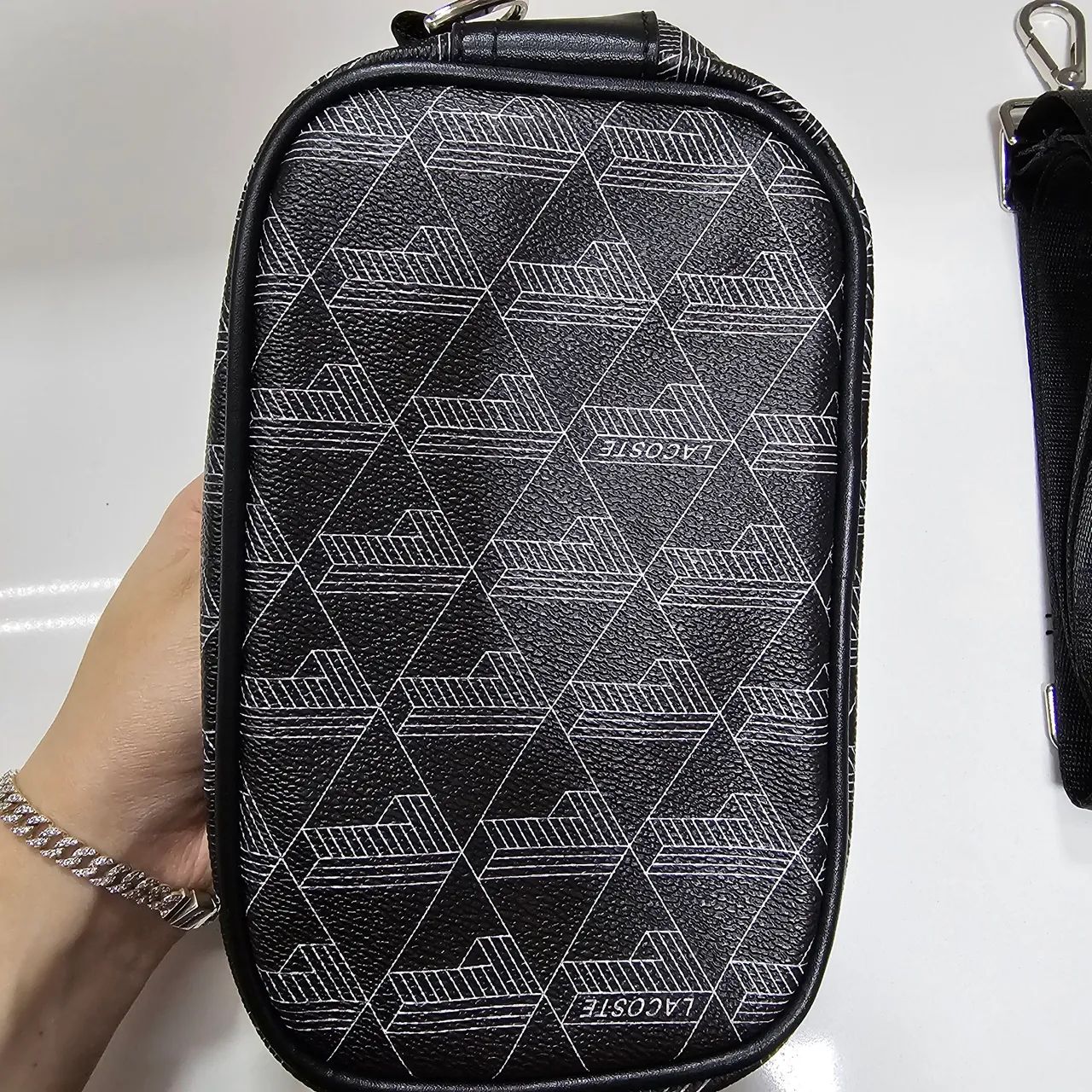 Bolsa lacoste masculina  - Foto 4