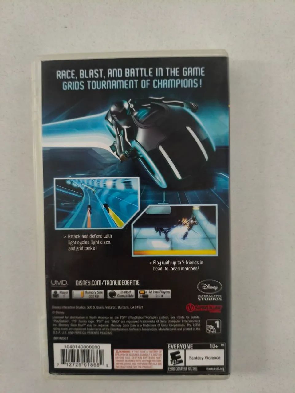 Jogo Tron Evolution original para PSP  - Foto 4