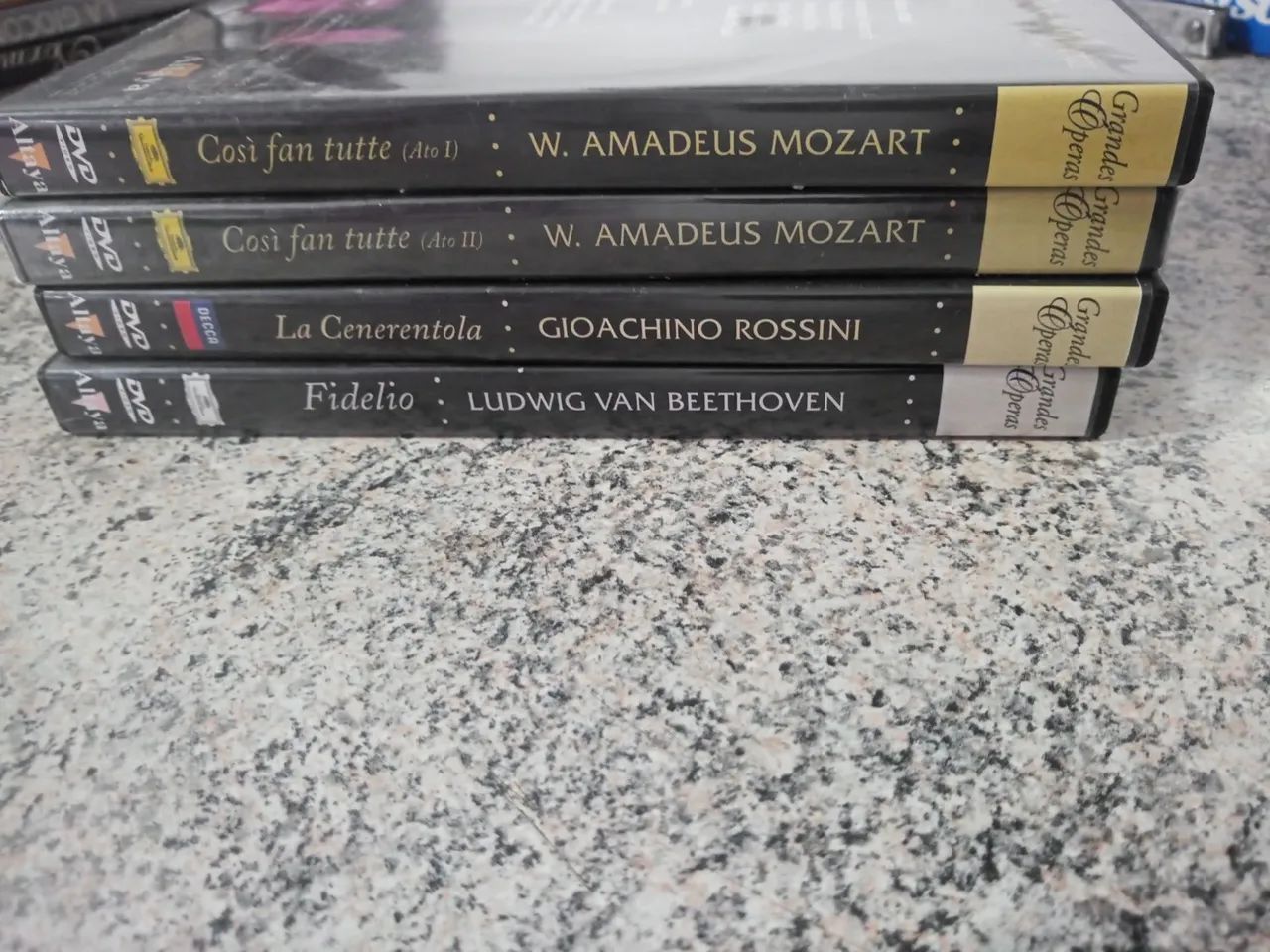 4 DVDS Grandes Operas Beethoven Mozart Rossini - Foto 3
