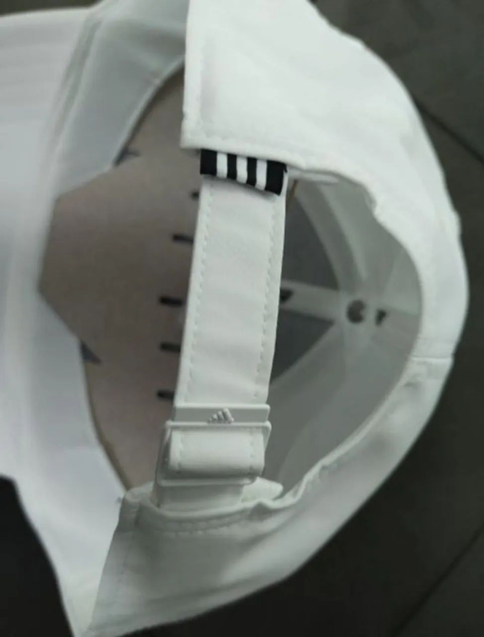 Boné Adidas Branco - Original poliéster  - Foto 4