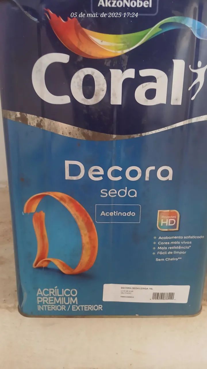 Tinta Coral Decora Seda Acetinado dois latão  - Foto 2