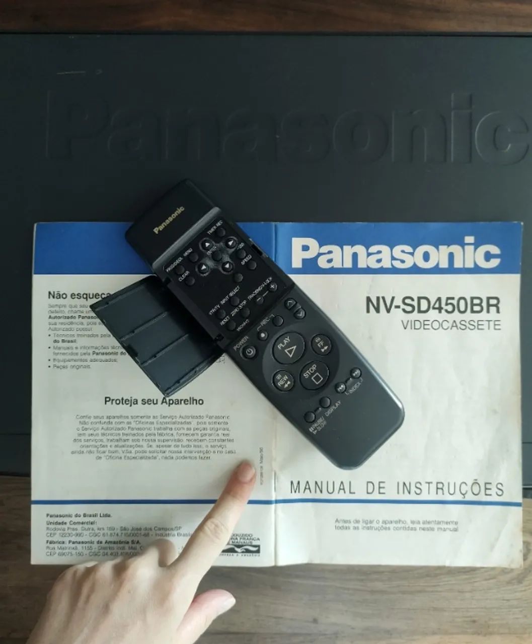 Videocassete Panasonic/ Super Drive AI-  Modelo NV-SD450 com DEFEITO  - Foto 3