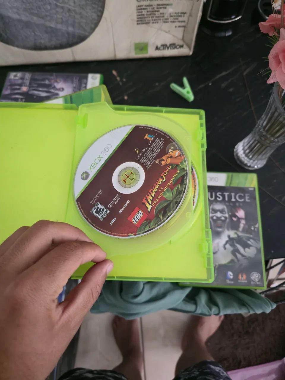 Jogo duplo kung-fu panda e indiana Jones lego - xbox 360  - Foto 2