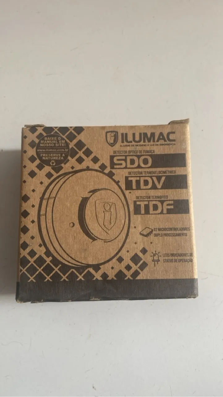 Detector de Fumaça Ilumac SDO - TDV - TDF