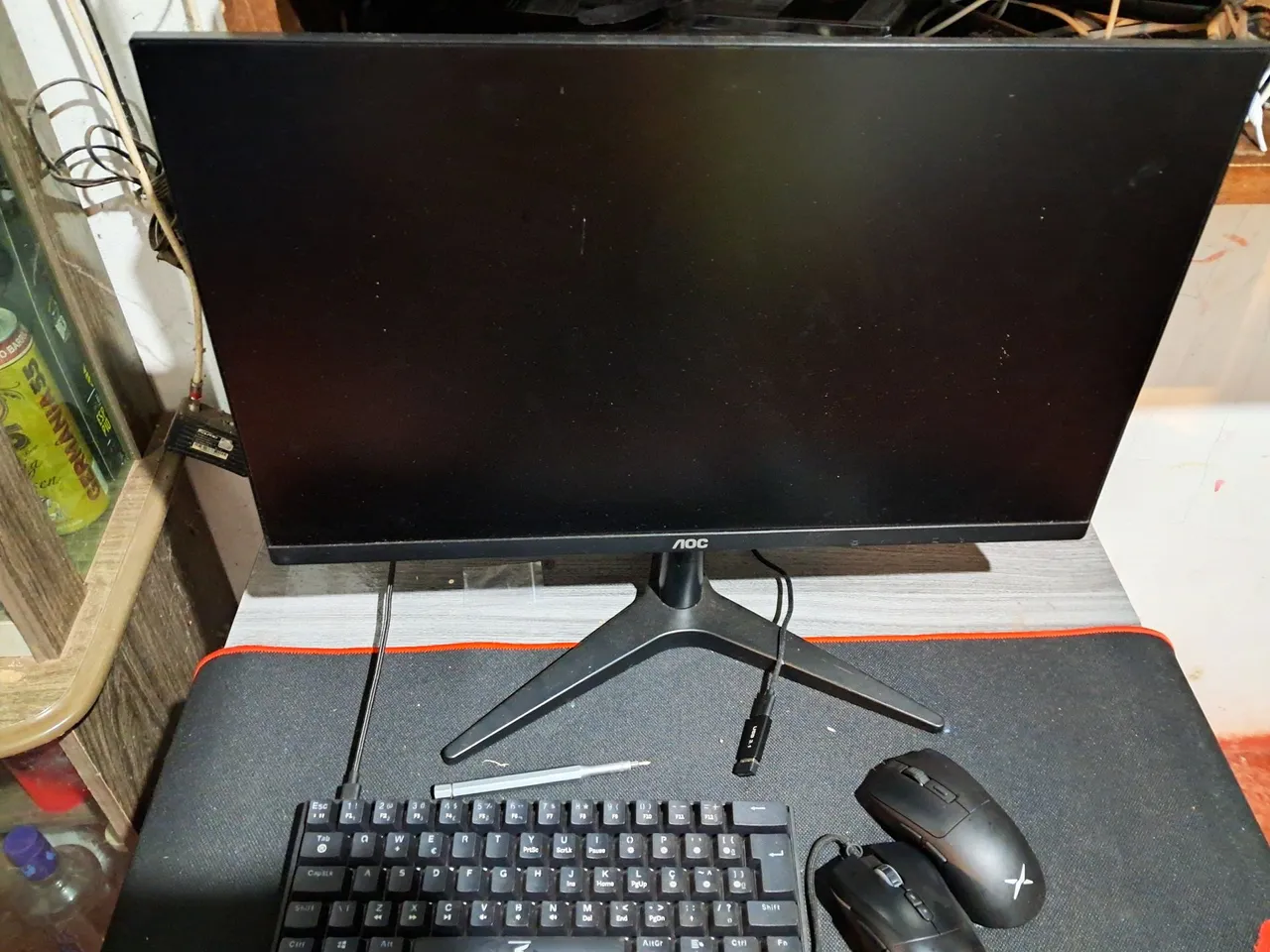 Monitor AOC 24 "+ mouse gamer