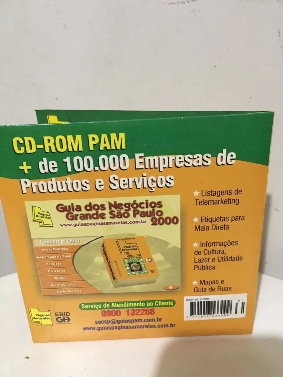 CD-ROM páginas amarelas antigo  - Foto 2