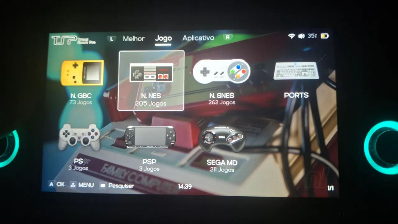  RETRO TRIMUI SMART PRO 128GB - MAIS DE 900 JOGOS + BATERIA TOP - VENDO POR DESUSO! - Foto 5