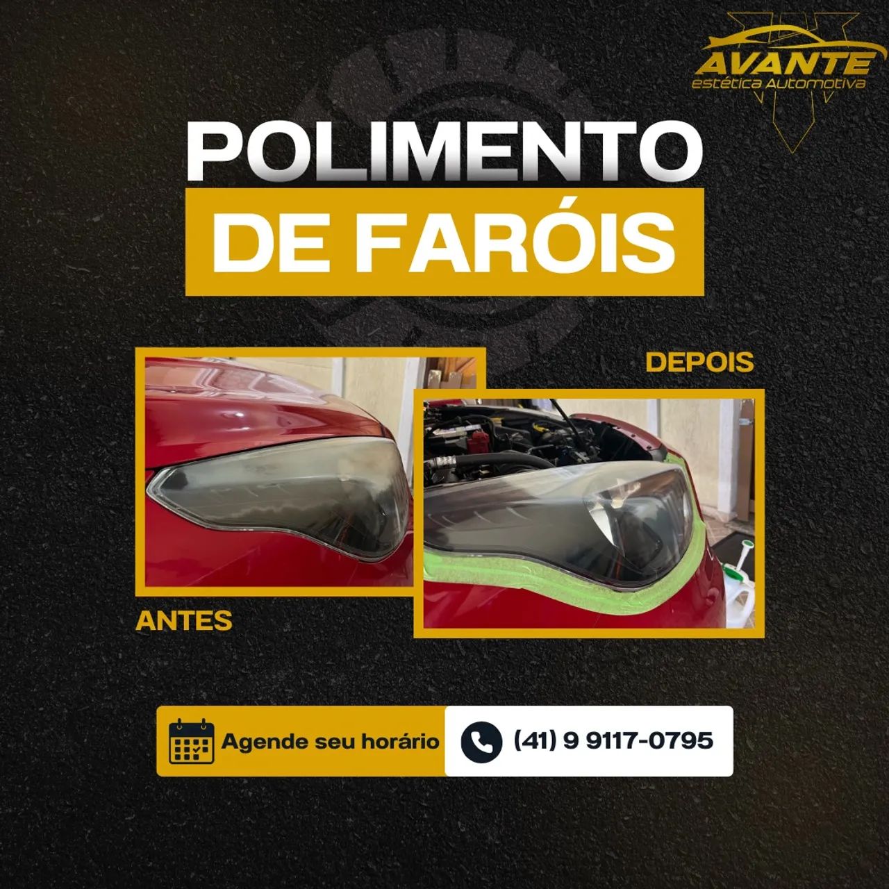Polimento de farol a partir de 90,00