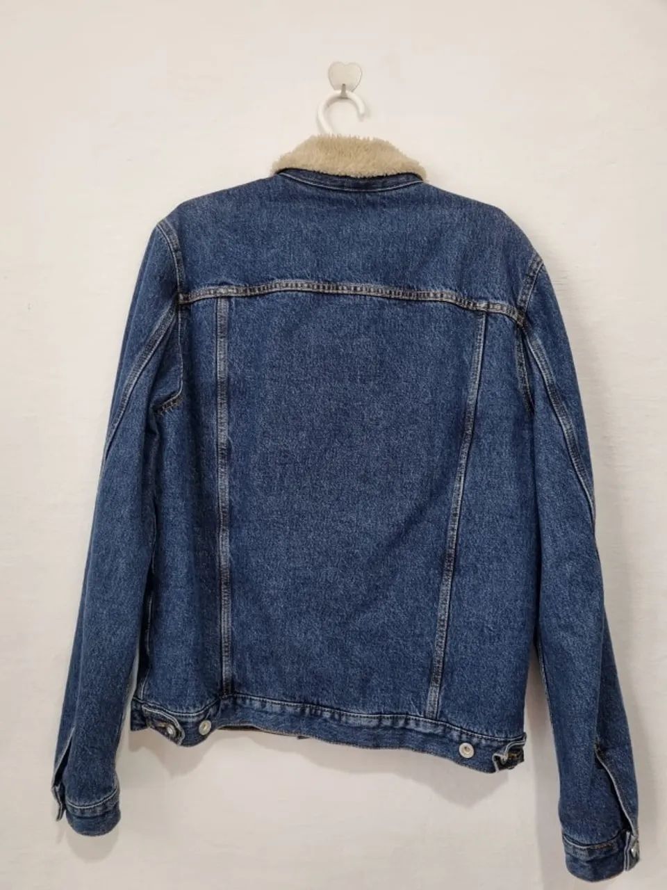 Jaqueta jeans forrada com sherpa Diesel - Foto 3