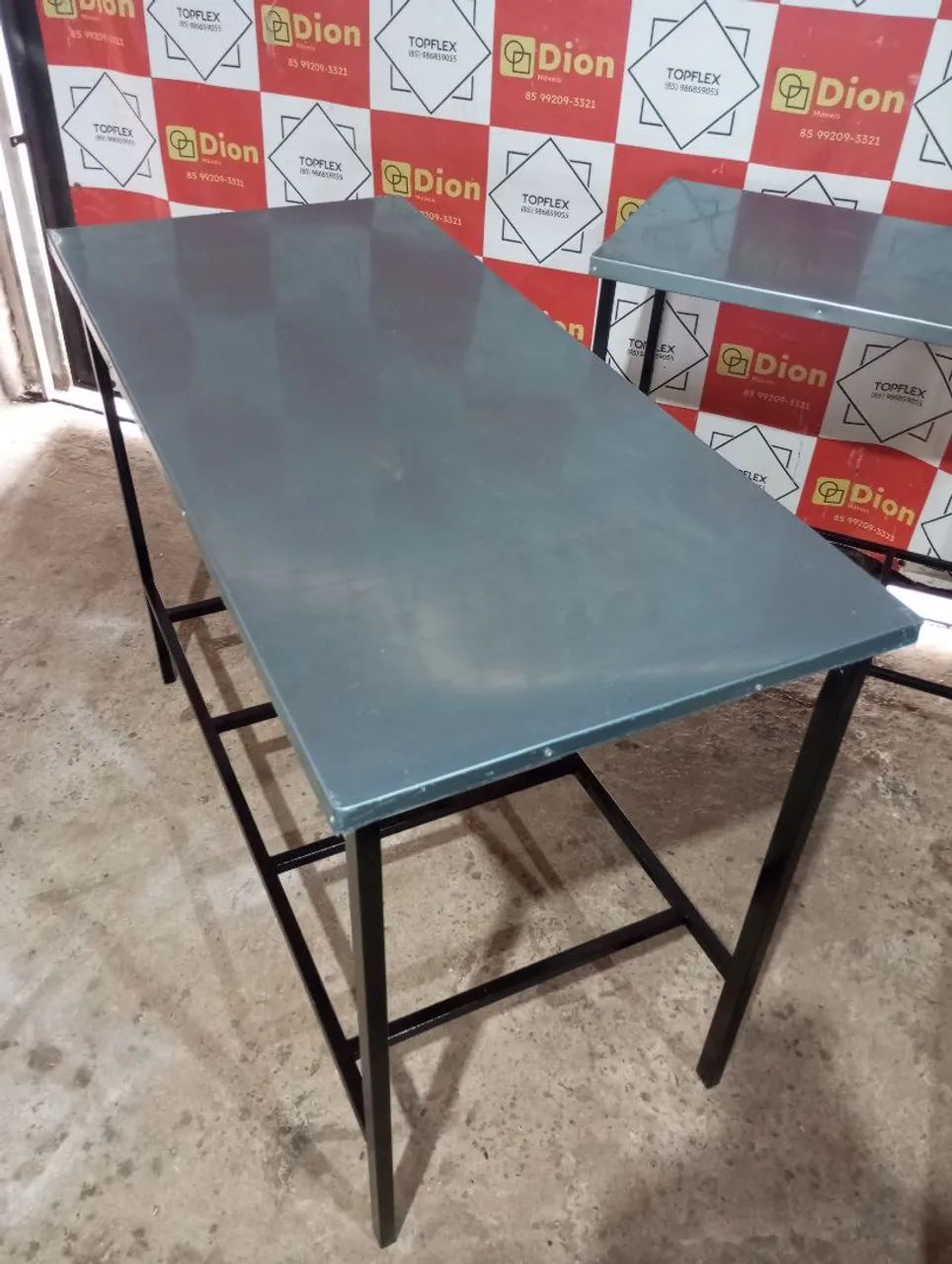 Mesa de metal industrial mesa inox - Foto 2