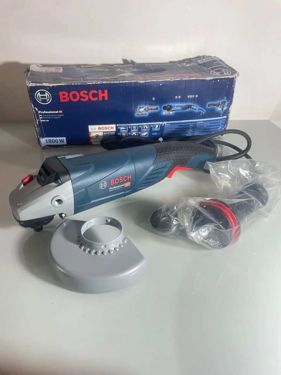 Esmilhadeira Angular Bosch GWS 18-125PL  - Foto 2