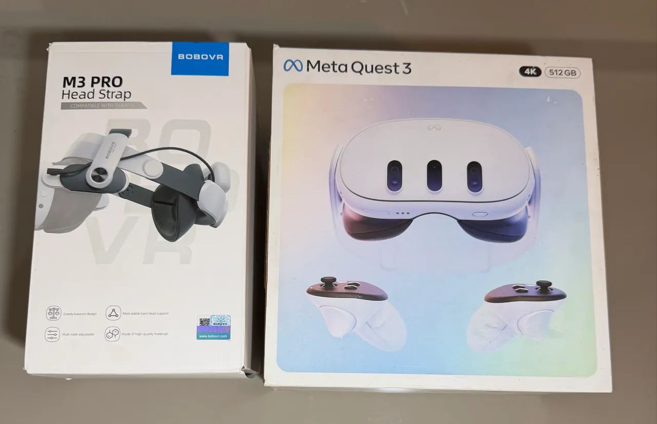Meta quest 3 (512gb) 4k com suporte M3 pro - Foto 3