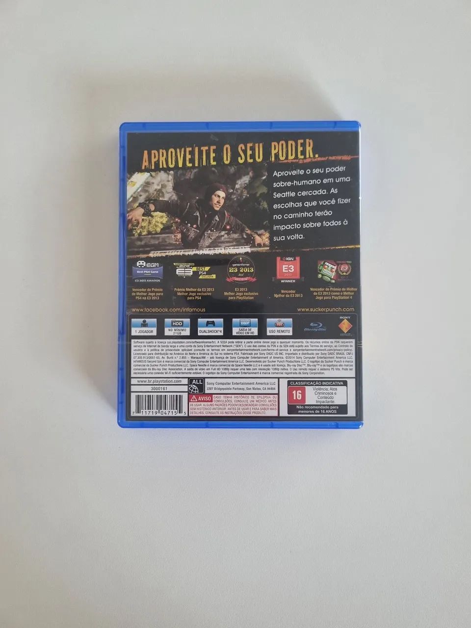 inFAMOUS Second Son PS4 | Midia Fisica - Foto 2