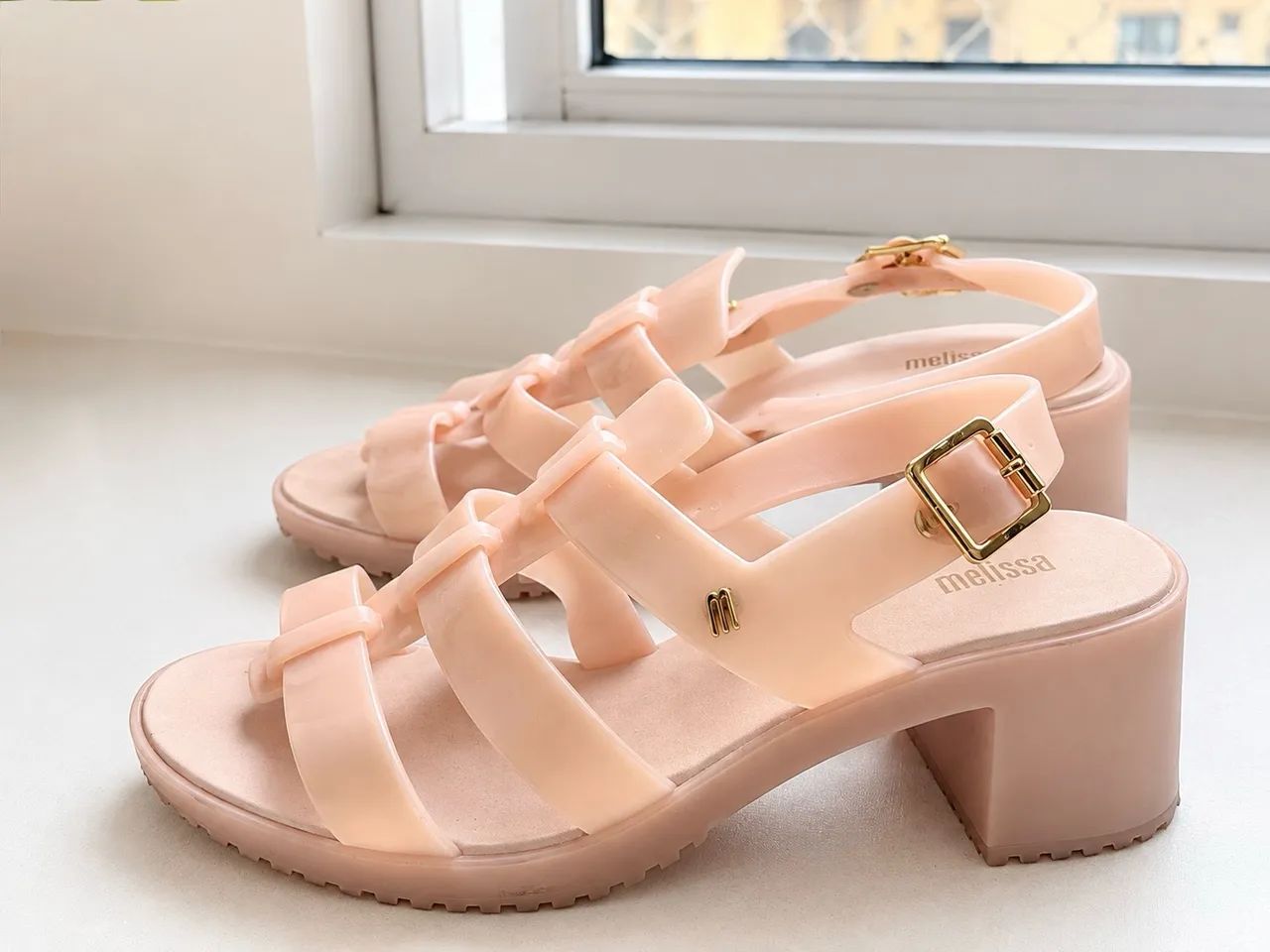 Sandália Melissa flox high rose - Foto 2