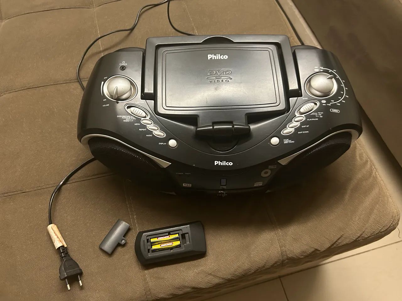 Som Philco pb150 CD , microfone ,  USB e as card , portátil  - Foto 6