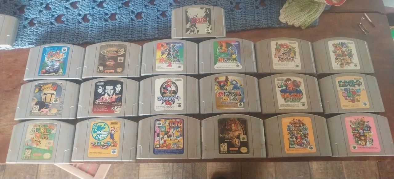 Colecao fitas n64