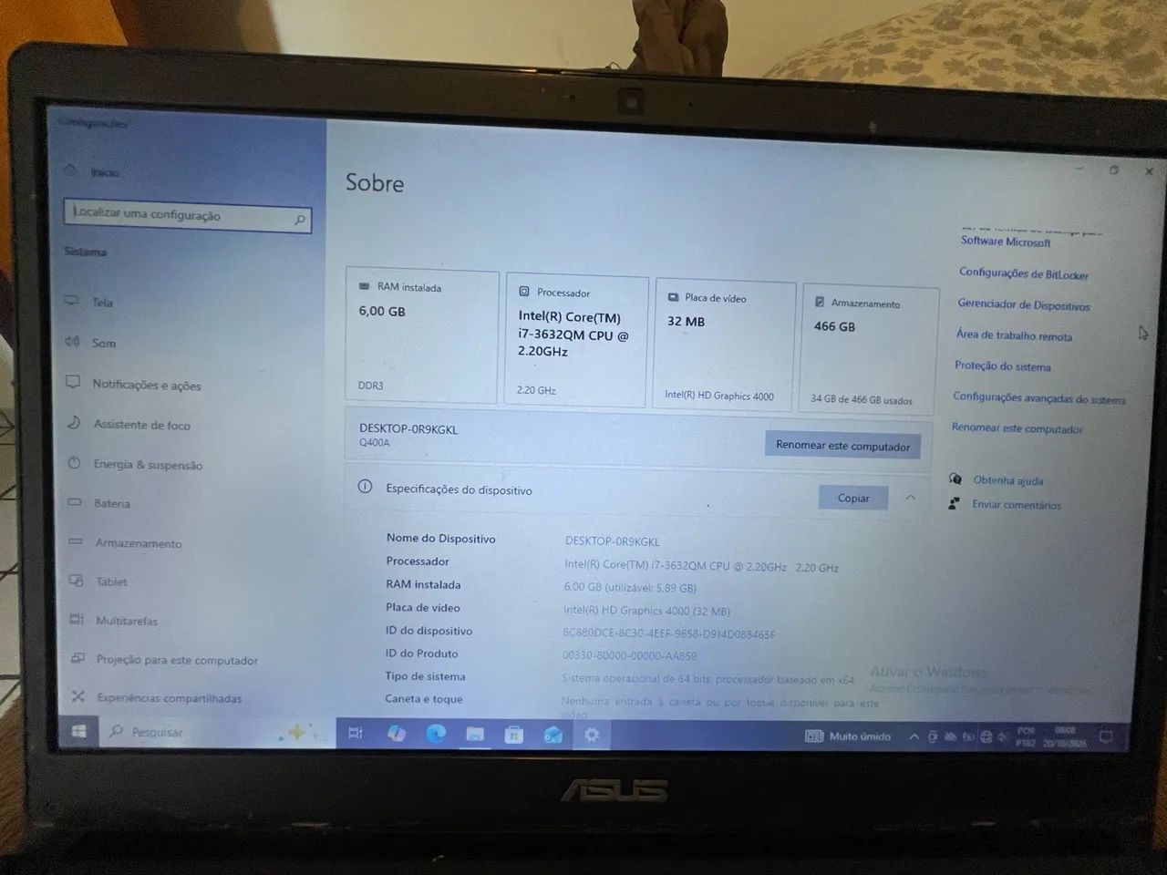 Notebook asus i7  - Foto 2