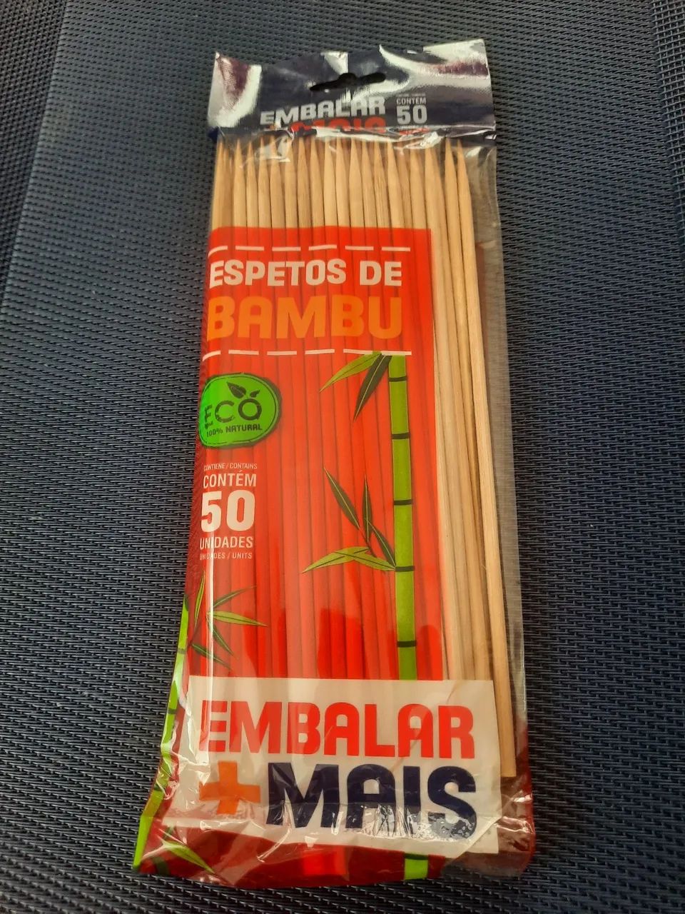 Espetos de bambu
