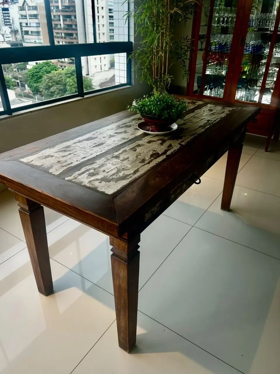 Mesa em madeira de demolição  - Foto 5