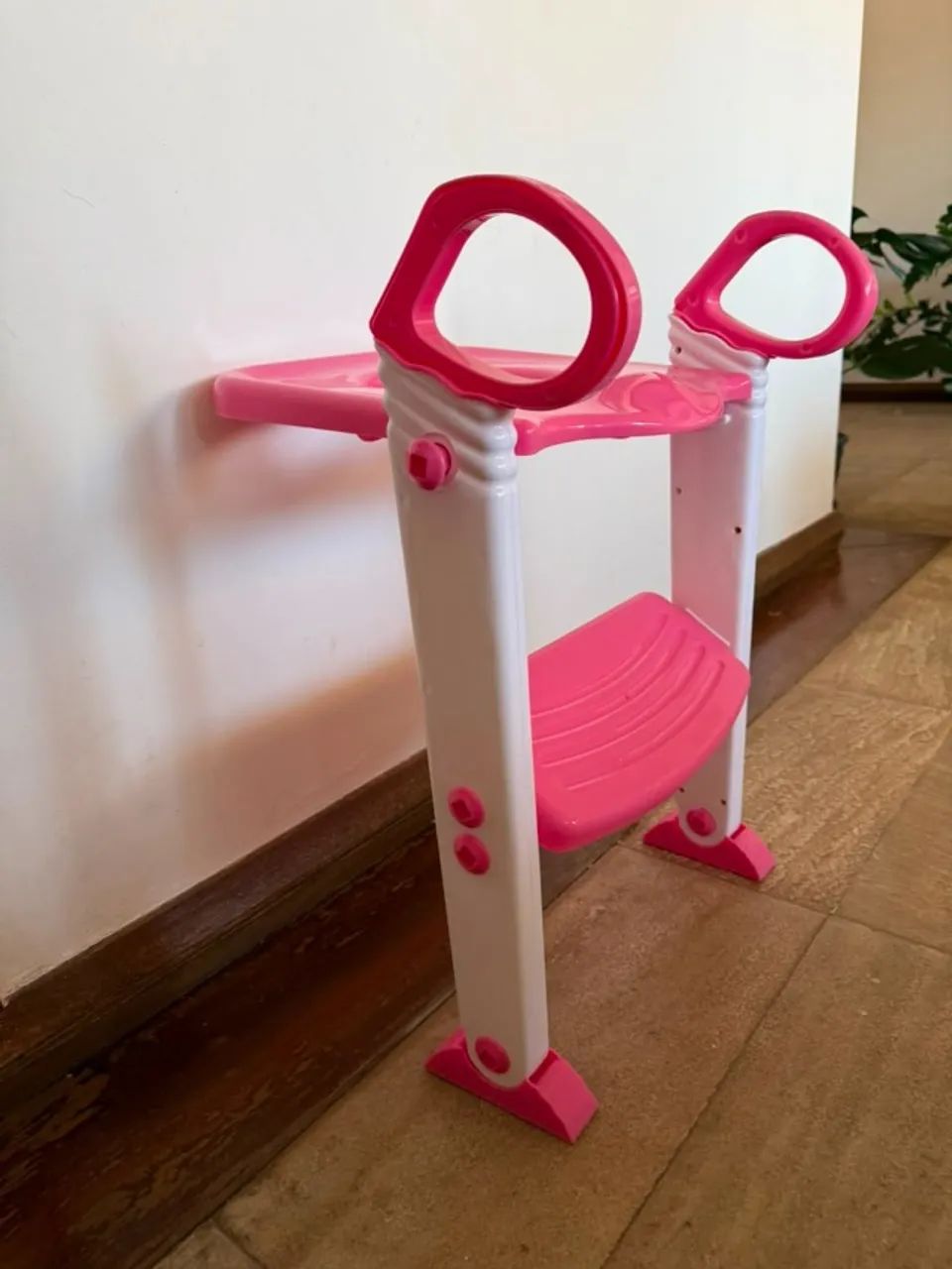 Assento Redutor Infantil com Escadinha para Vaso Sanitário - Foto 2