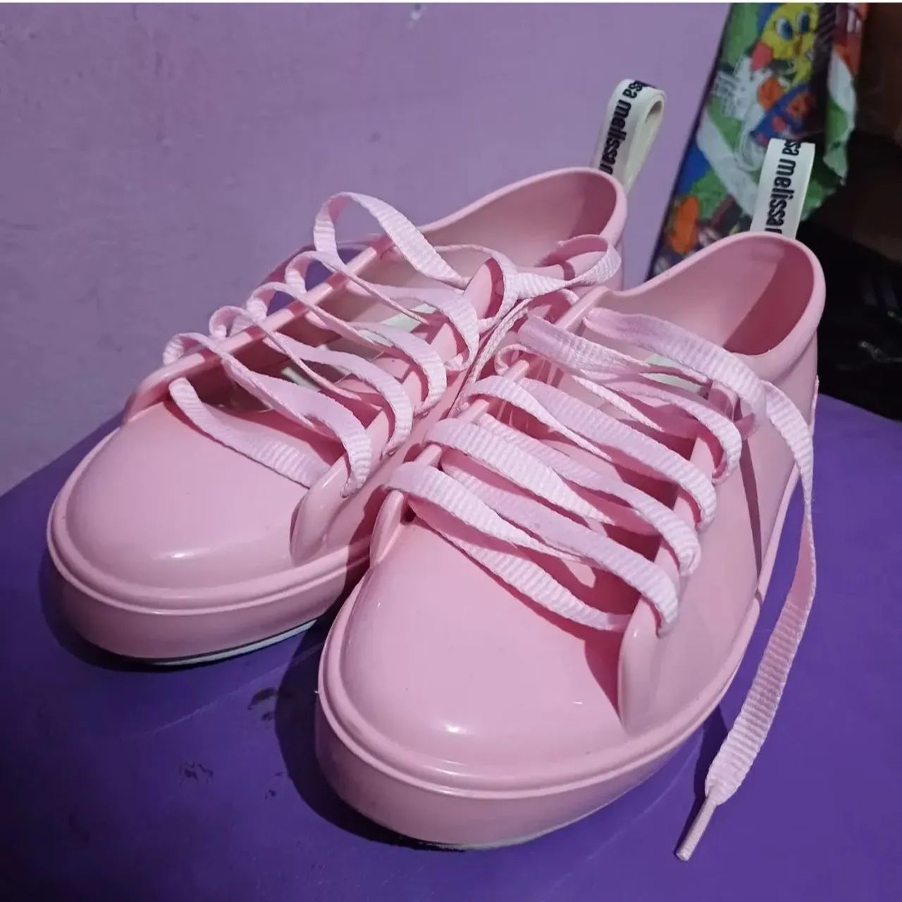 Tenis melissa rosa