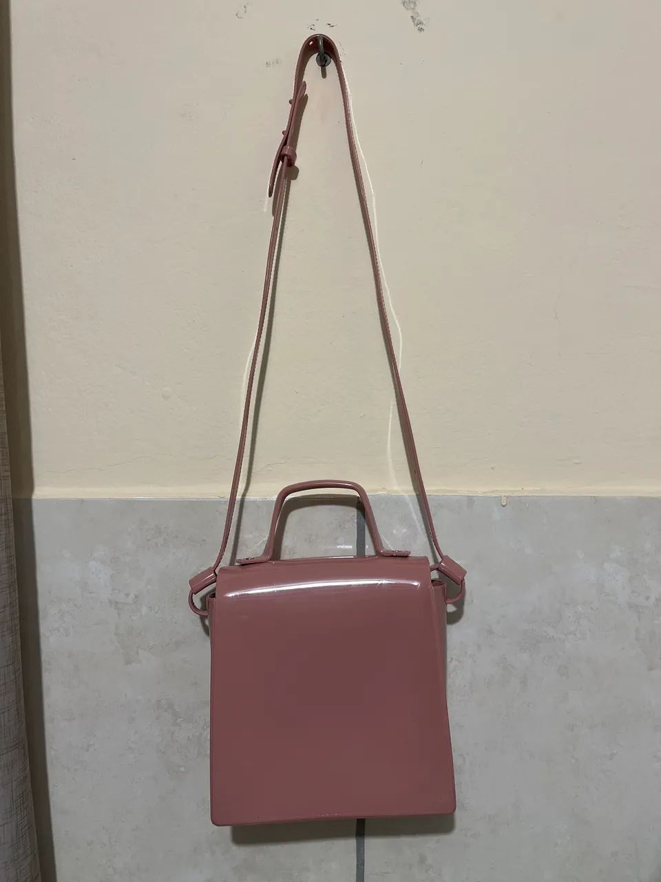 Bolsa Petite Jolie rosê nova sem uso  - Foto 3