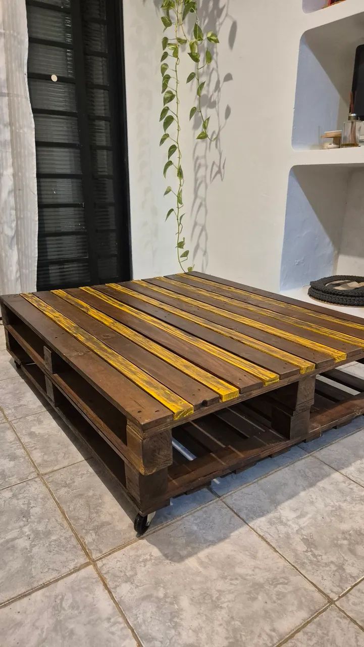 Mesa de centro de pallet