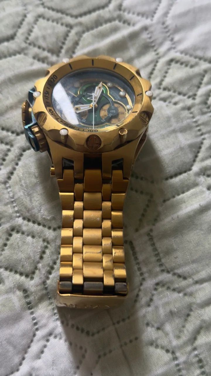 relógio invicta dourado  - Foto 3