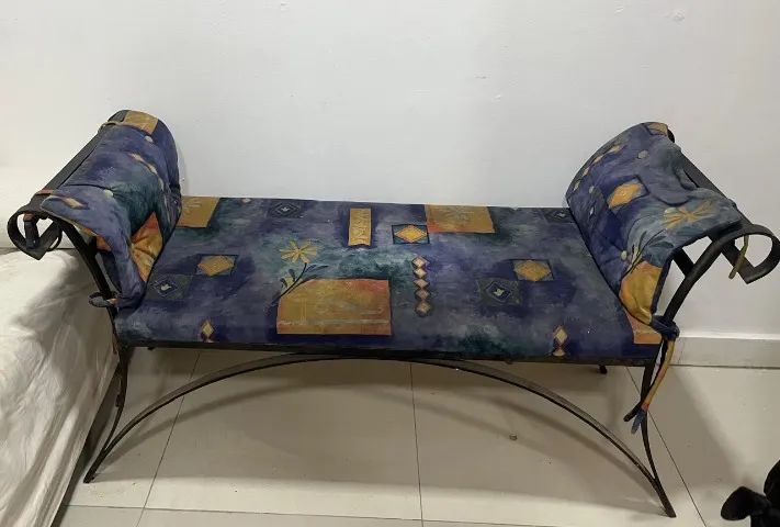 Recamier/divã de 2 lugares em ferro - Foto 2