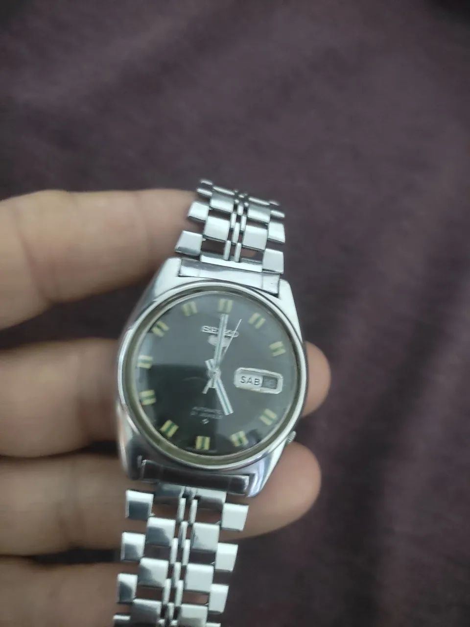 Relógio seiko 5 21j movimento automático 6119 - Foto 2