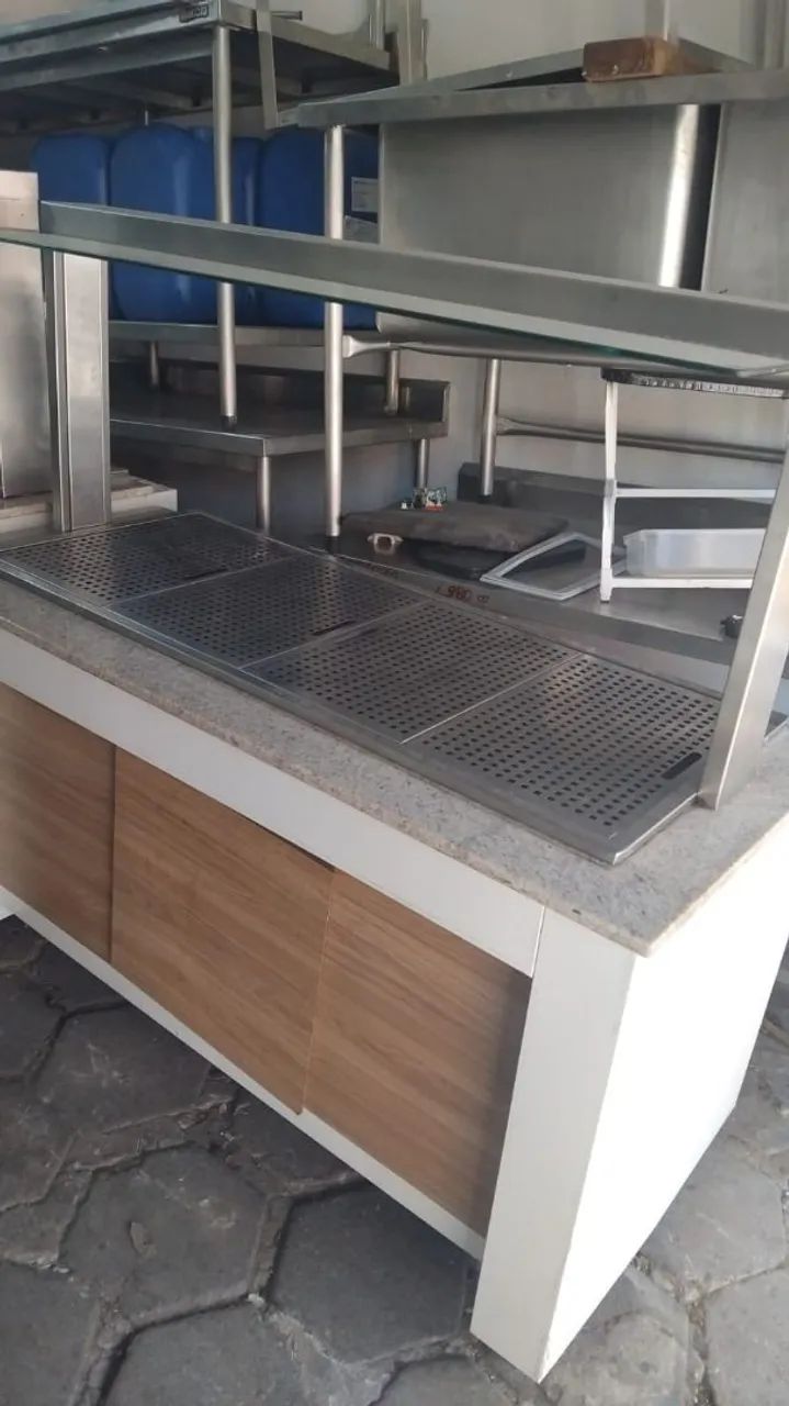 Conjunto buffet self-service quente e frio  - Foto 4