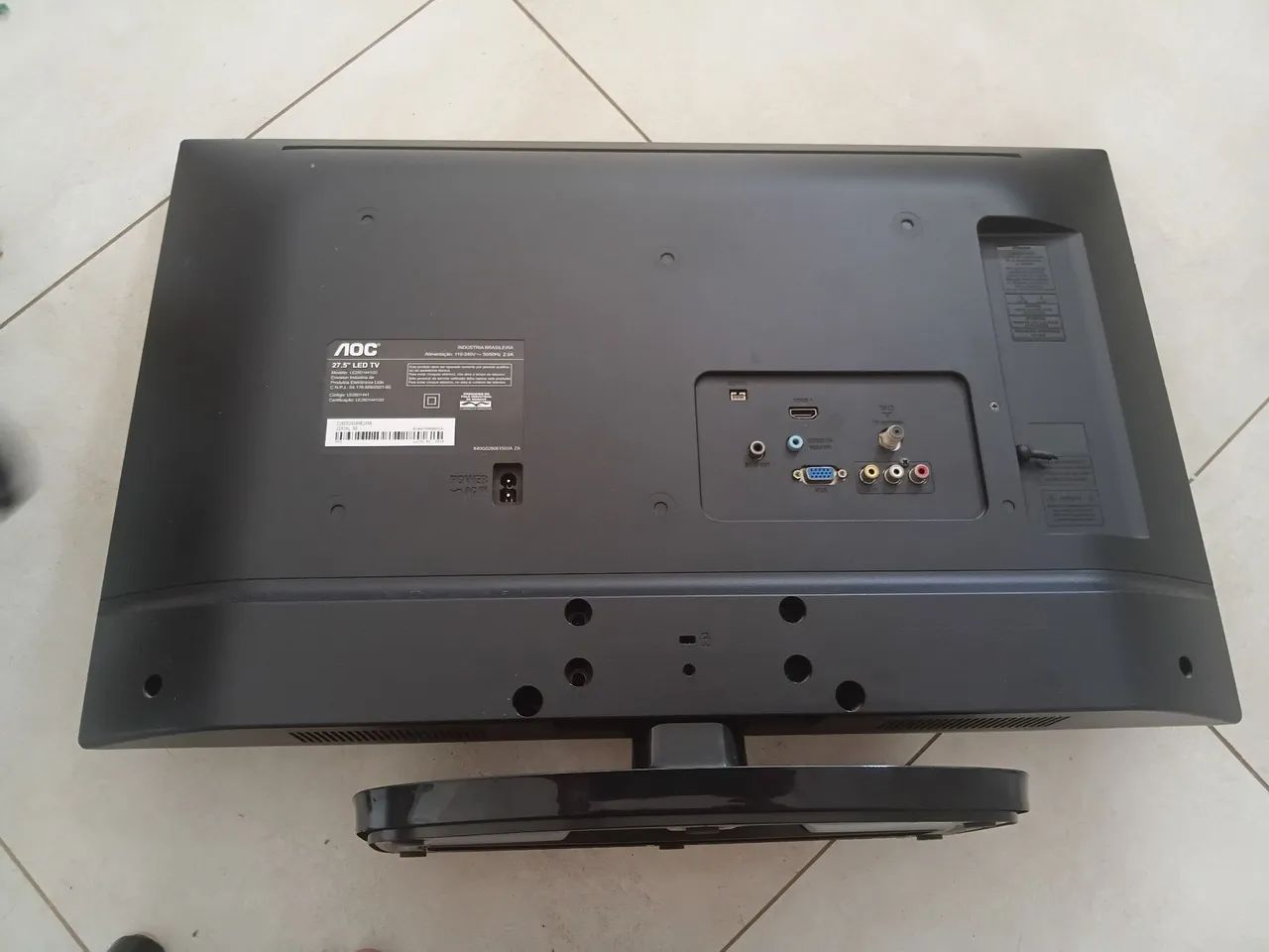 Vendo TV aoc 29 polegadas 400 reais sem controle e 450 com controle 