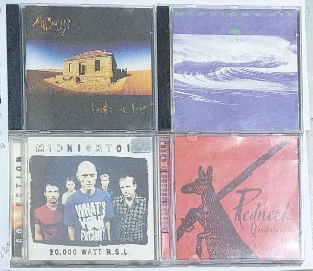 Cds Midnight Oil Raríssimos, muito bem conservados