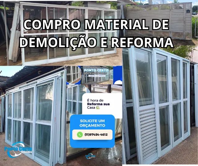 Compra de Portas e Janelas Usadas
