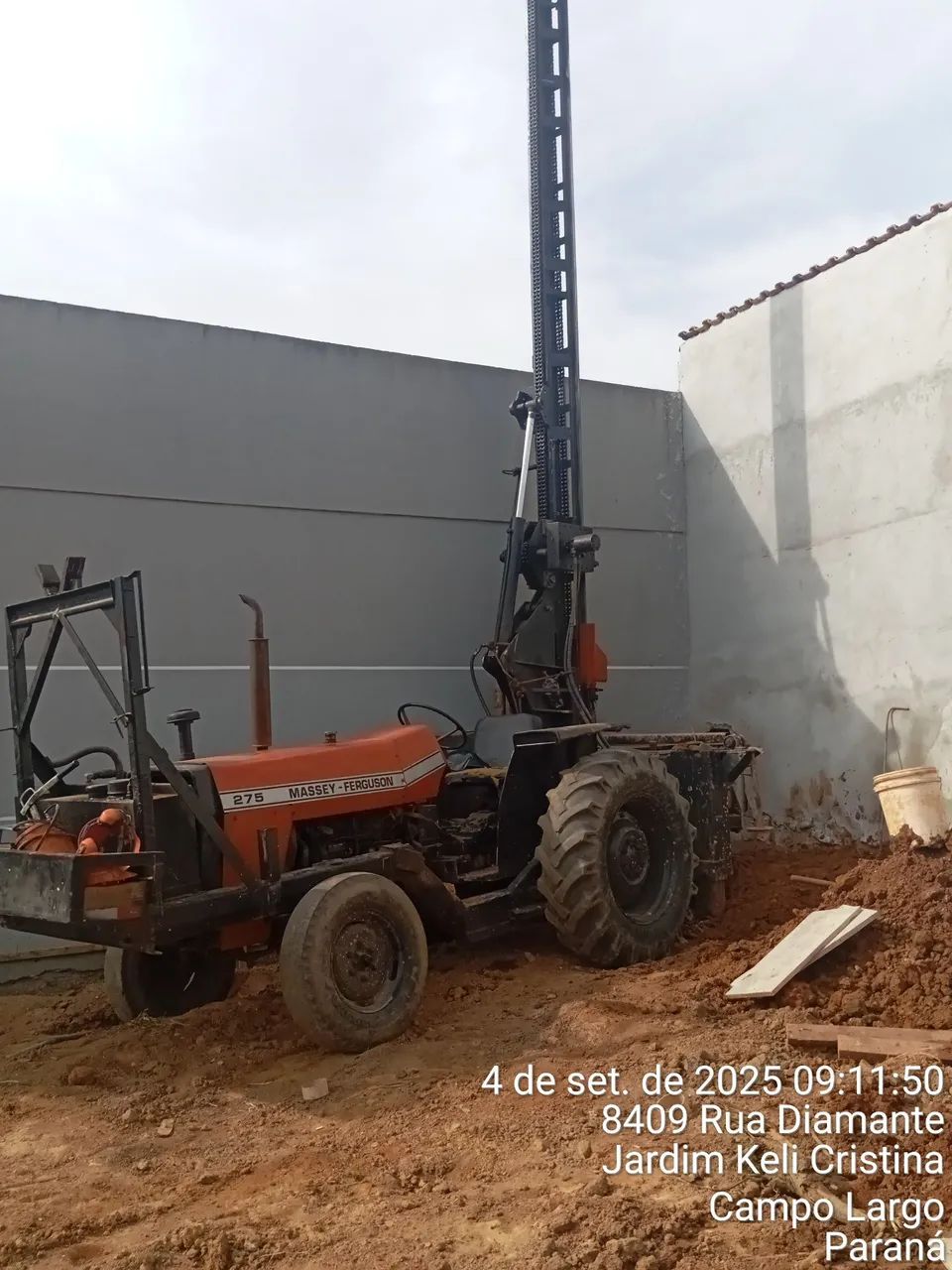 Trator perfuração perfuratriz com corrente  - Foto 4