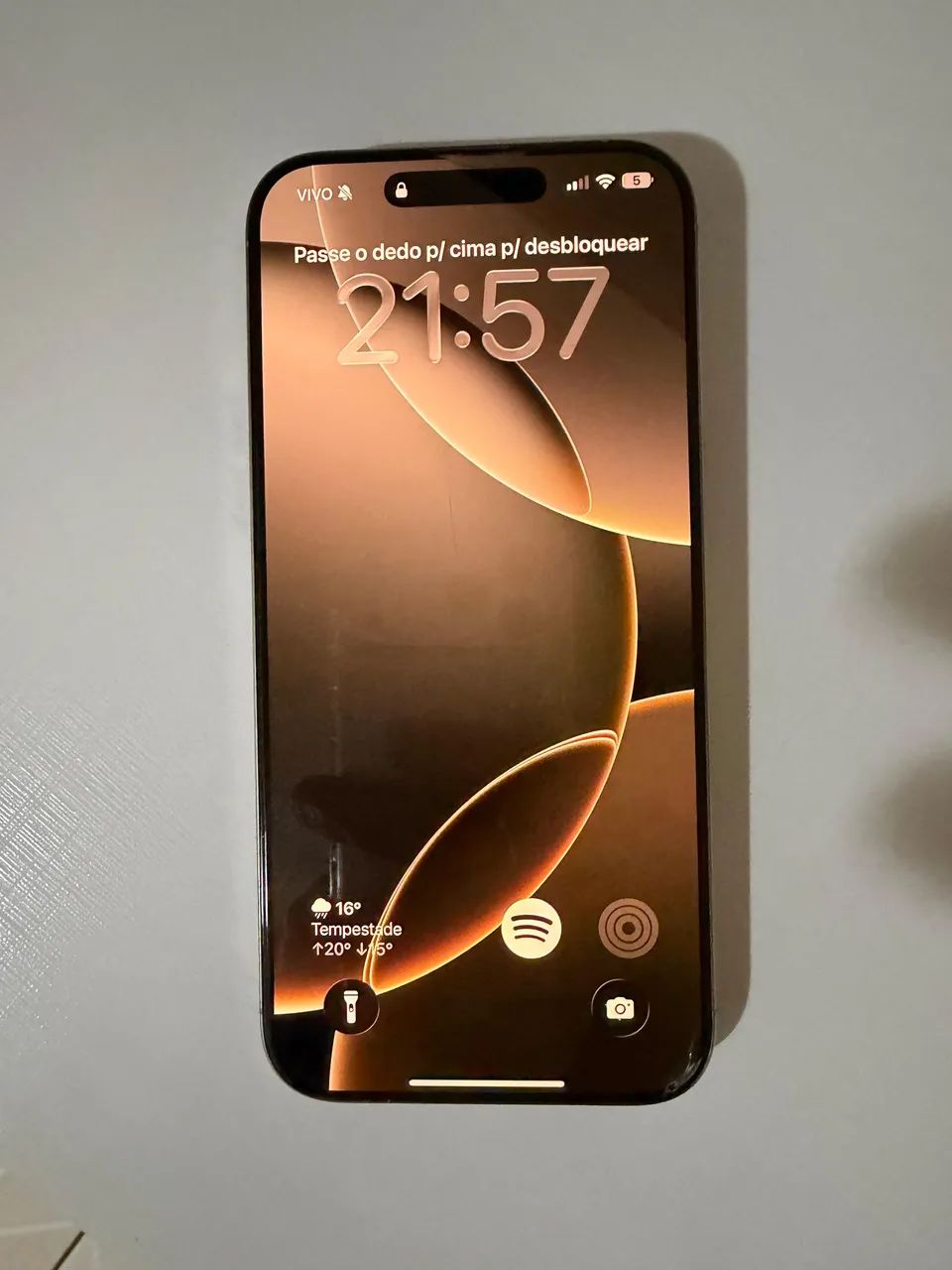 iPhone 16 Pro Max 256gb - Titânio natural  - Foto 4