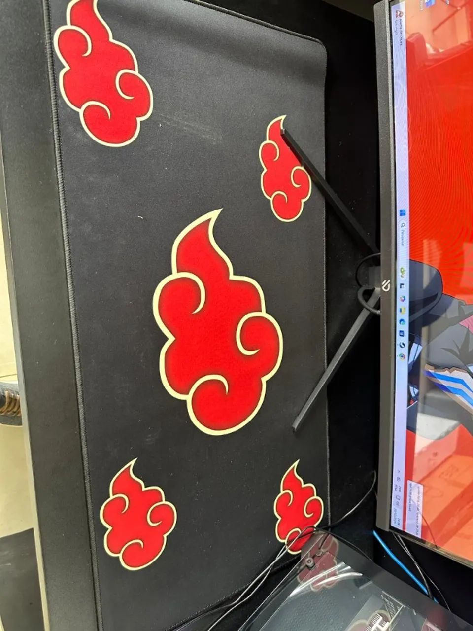 Mouse Pad Gamer Grande Akatsuki - Novo Lacrado - LojasWiki - Foto 3